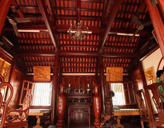 Công trình nhà thờ gỗ lim 3 gian đặc sắc tại Phố Nối – Hưng Yên