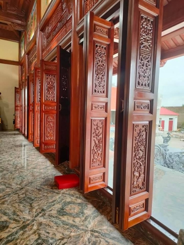 Cửa bức bàn-Xây dựng đình chùa ở Thanh Hóa