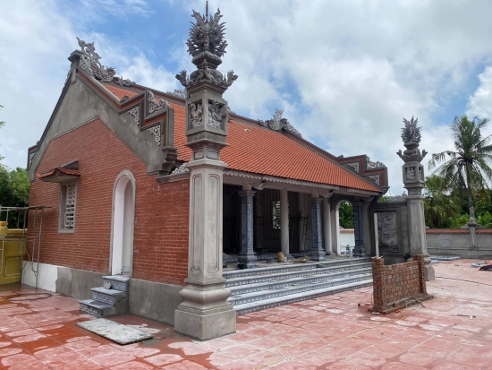 Xây dựng nhà thờ họ 3 gian tại Thanh Hóa