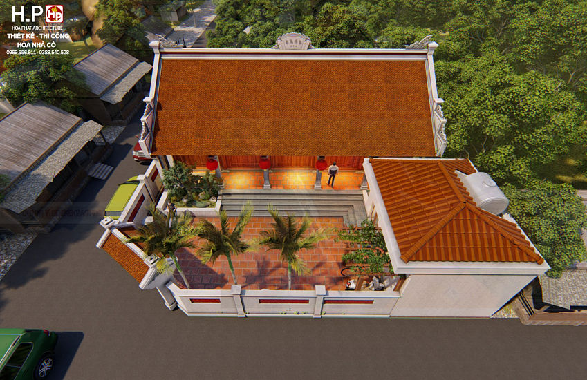 Mẫu thiết kế nhà 5 gian nhà anh Hành tại Bắc Ninh